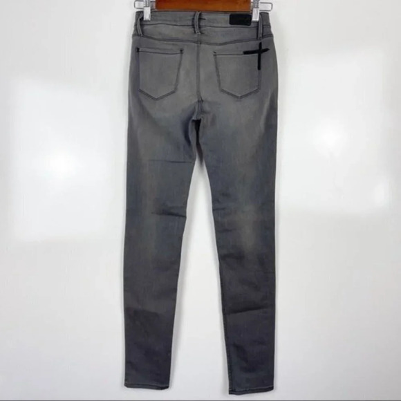 RtA Gray Skinny Moto Jeans Size 26 - Picture 2 of 9
